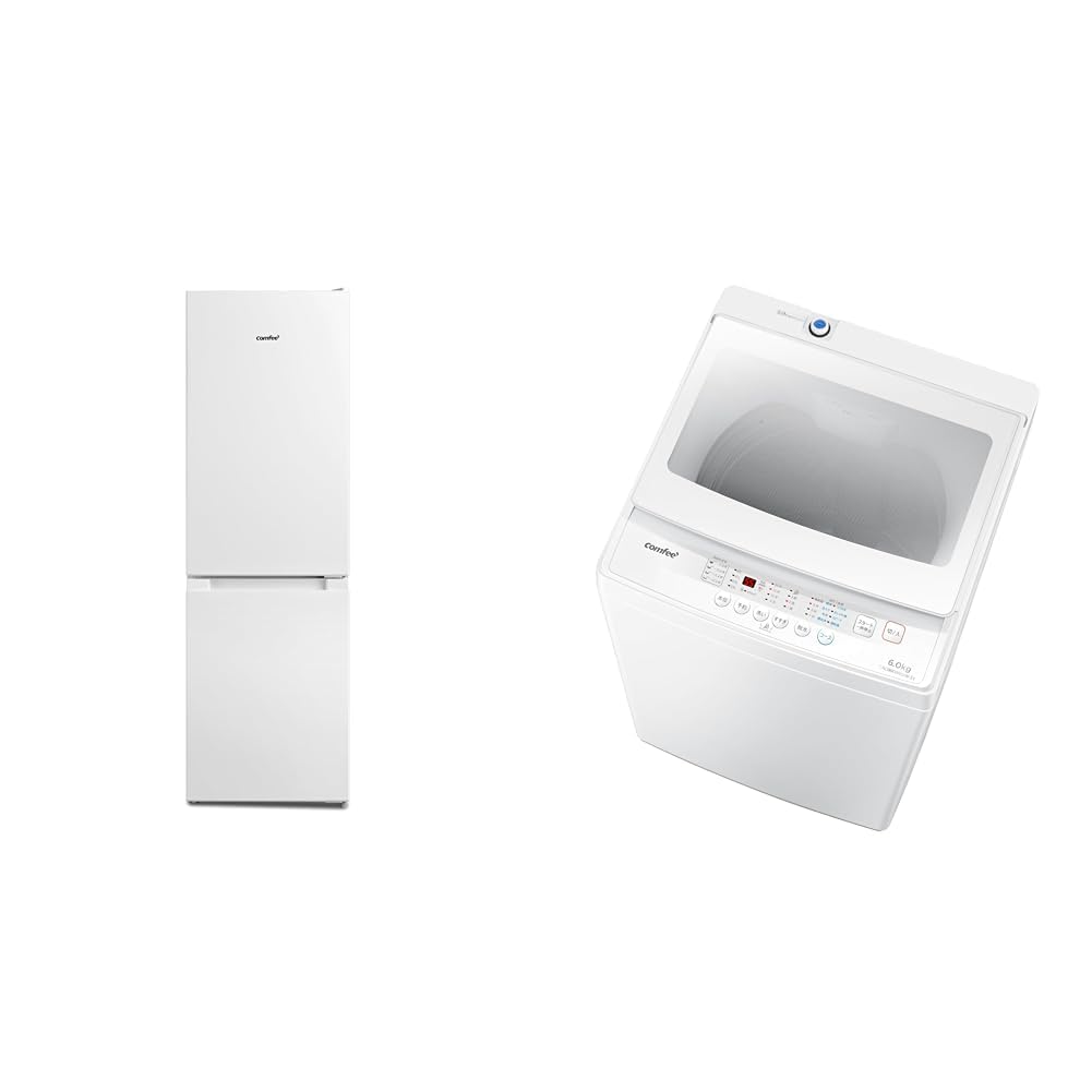 Amazon | 【家電セット 2点】 コンフィー(COMFEE') 冷蔵庫174L白+洗濯